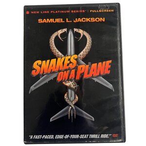 Snakes On A Plane 2006 DVD Fullscreen Action Thriller Samuel L Jackson Pre-Owned